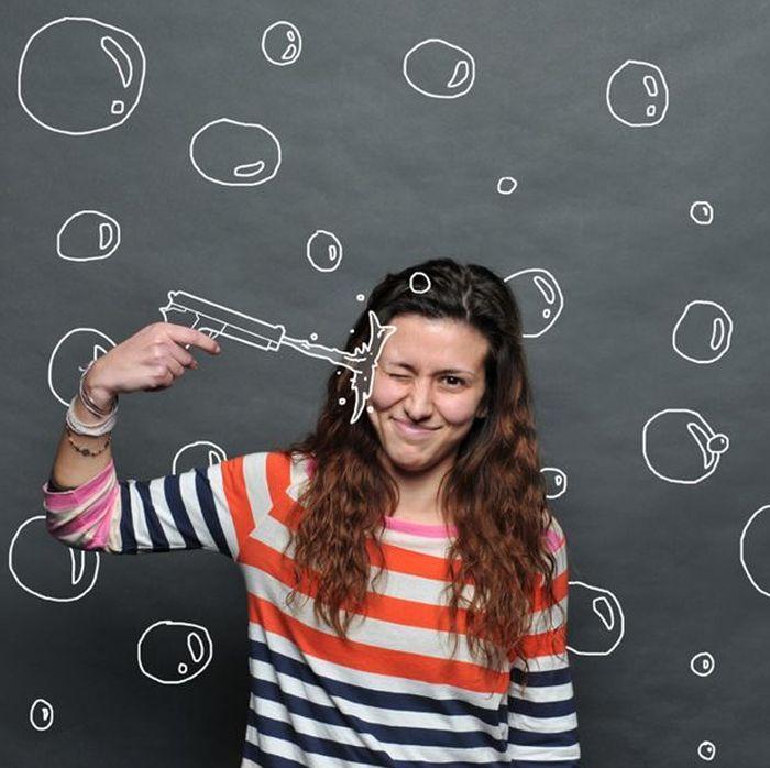 Custom drawn illustrations