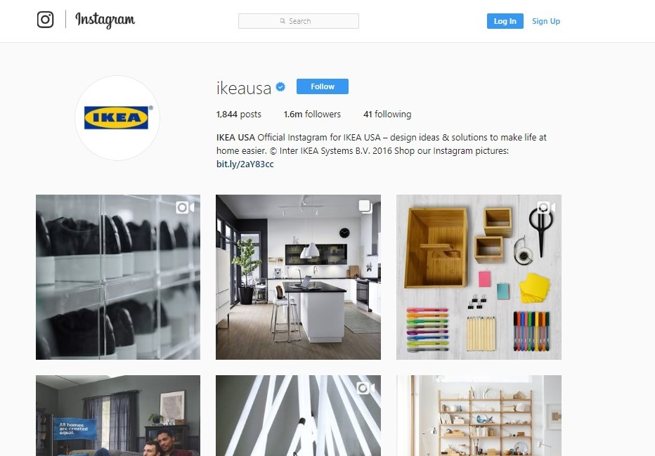 Instagram shoppable post.